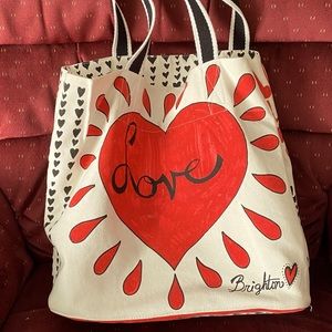 Brighton canvas tote beach or everyday bag